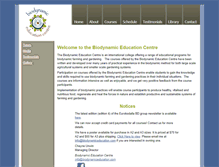 Tablet Screenshot of biodynamiceducation.com